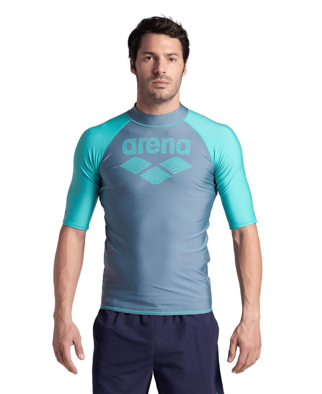 arena-men-s-rash-vest-s-s-graphic-maglia-rash-guard-uomo-a-maniche-corte image 1