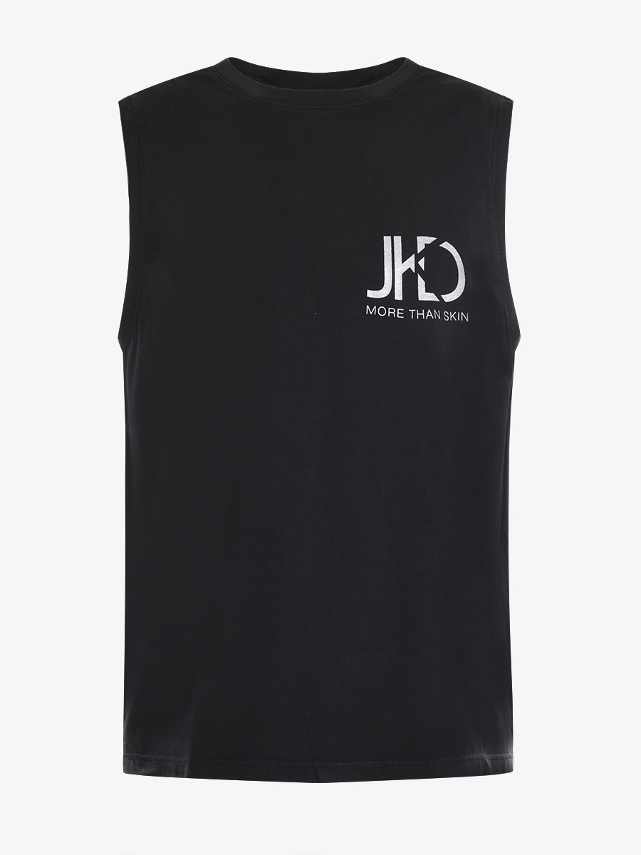 jaked-canotta-logo-22-canotta-donna-in-felpa-di-cotone-tinto-capo-vestibilit-reg image 2