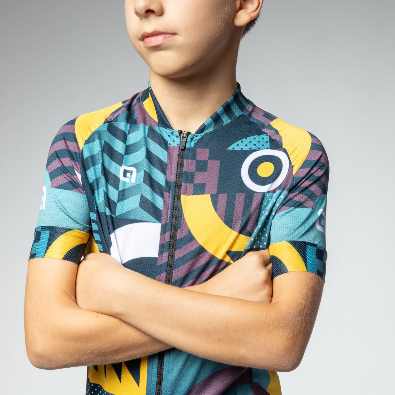 al-cycling-games-maglia-manica-corta-bambino-jersey-estiva-per-giovani-ciclisti image 3