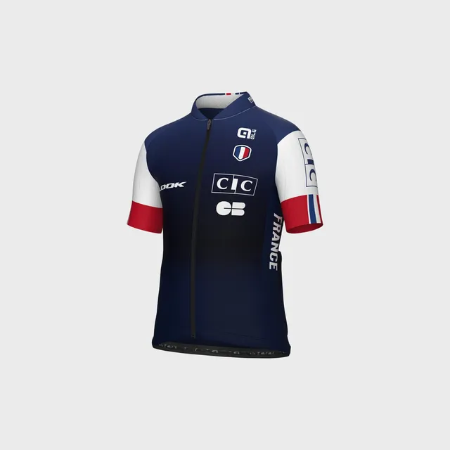 al-cycling-maglia-bambino-manica-corta-federazione-francese-ciclismo-jersey-prot image 1