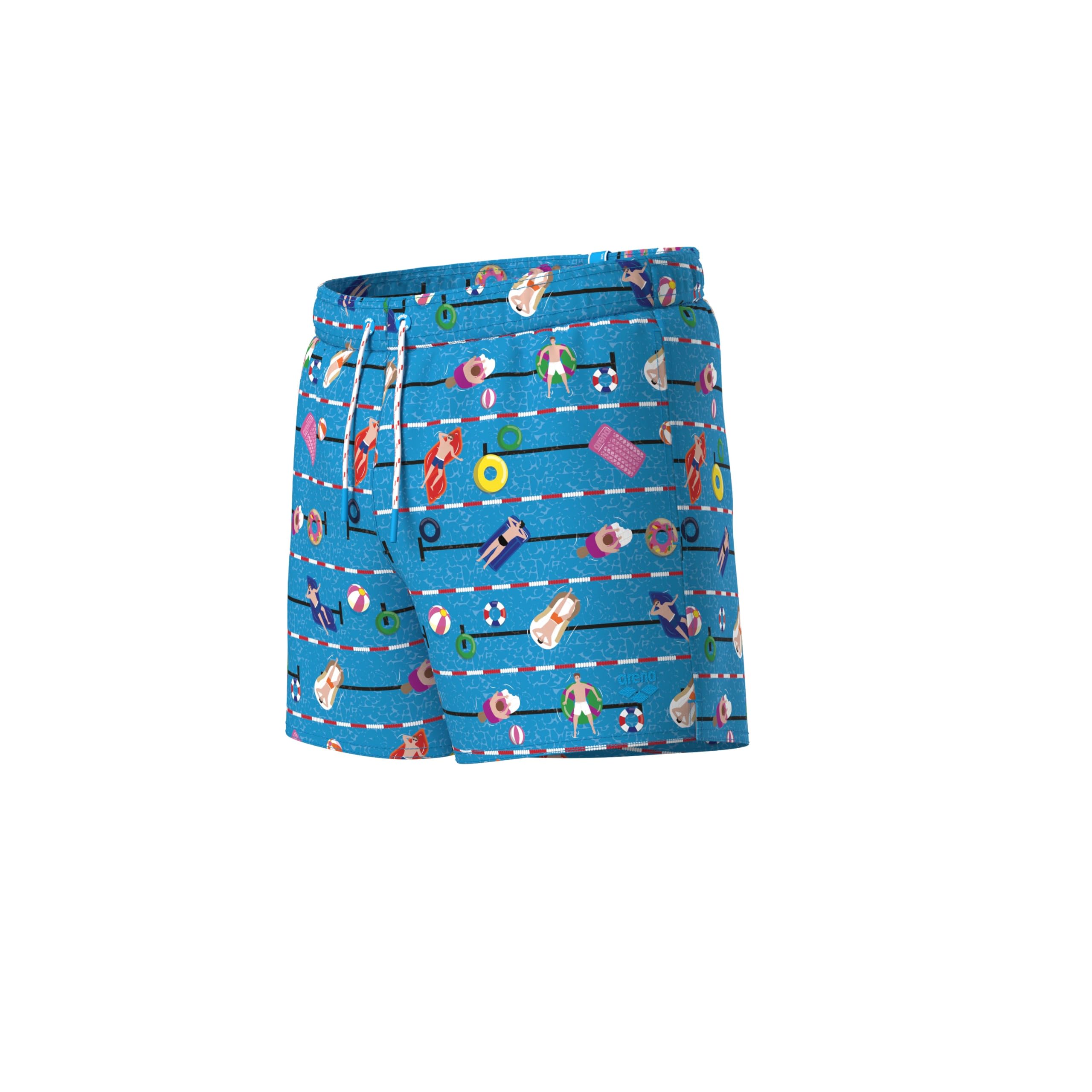 arena-water-prints-beach-short-ao-uomo-pantaloncino-da-mare-con-stampa-allover-t image 8