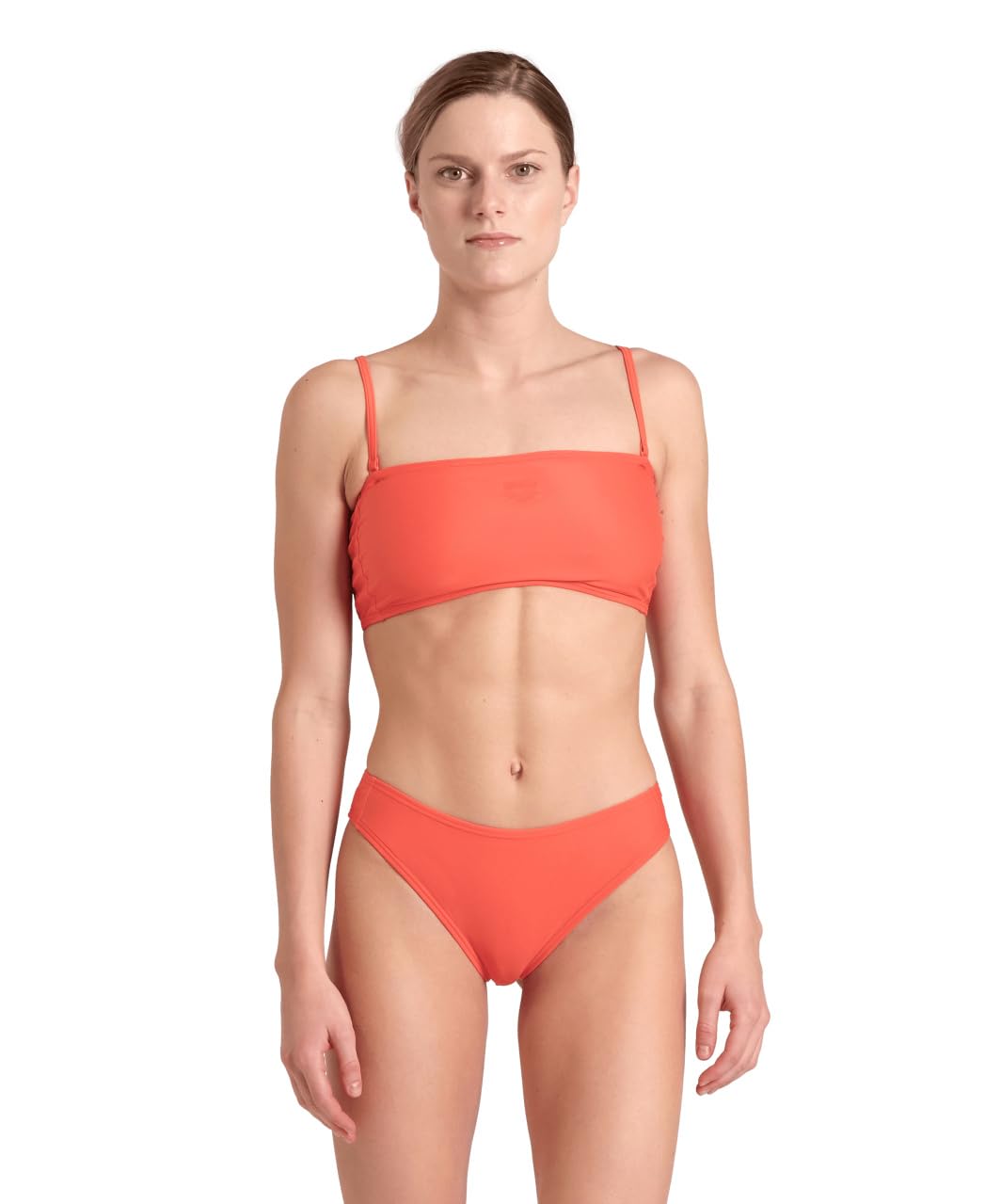 arena-women-s-team-stripe-bikini-bandeau-due-pezzi-donna image 2