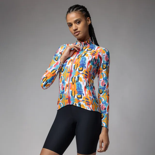 al-cycling-long-sleeve-jersey-woman-tribal-maglia-a-manica-lunga-donna-in-micros image 1