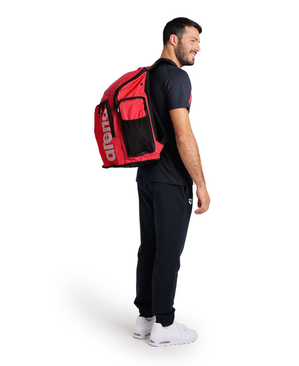 arena-team-backpack-45-zaino-nuoto-e-piscina-45l-blu-nero-con-sacca-bagnato image 7