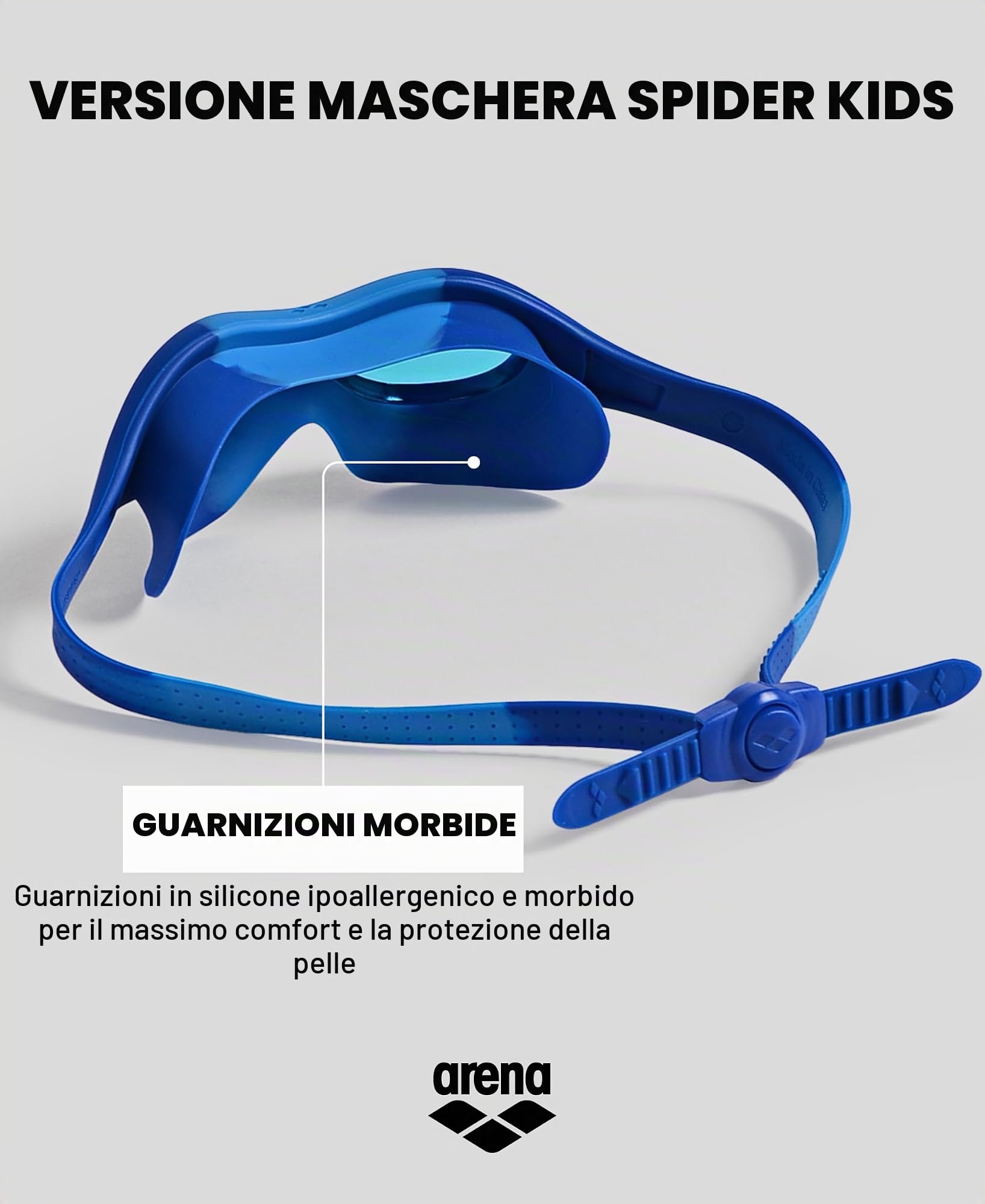 arena-spider-kids-mask-maschera-da-nuoto-bambini-2-5-anni-lenti-medio-scure-anti image 5