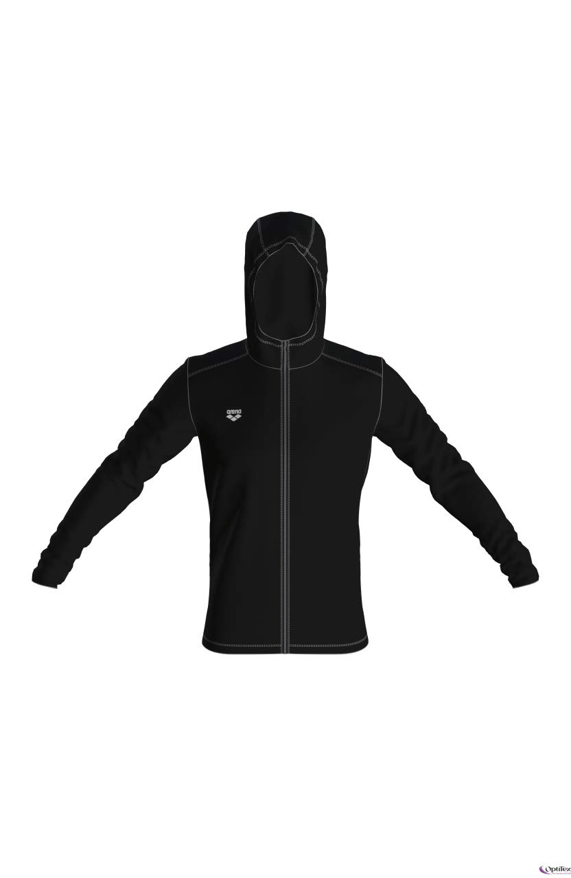 arena-m-gym-f-z-spacer-giacca-con-cappuccio-uomo image 4