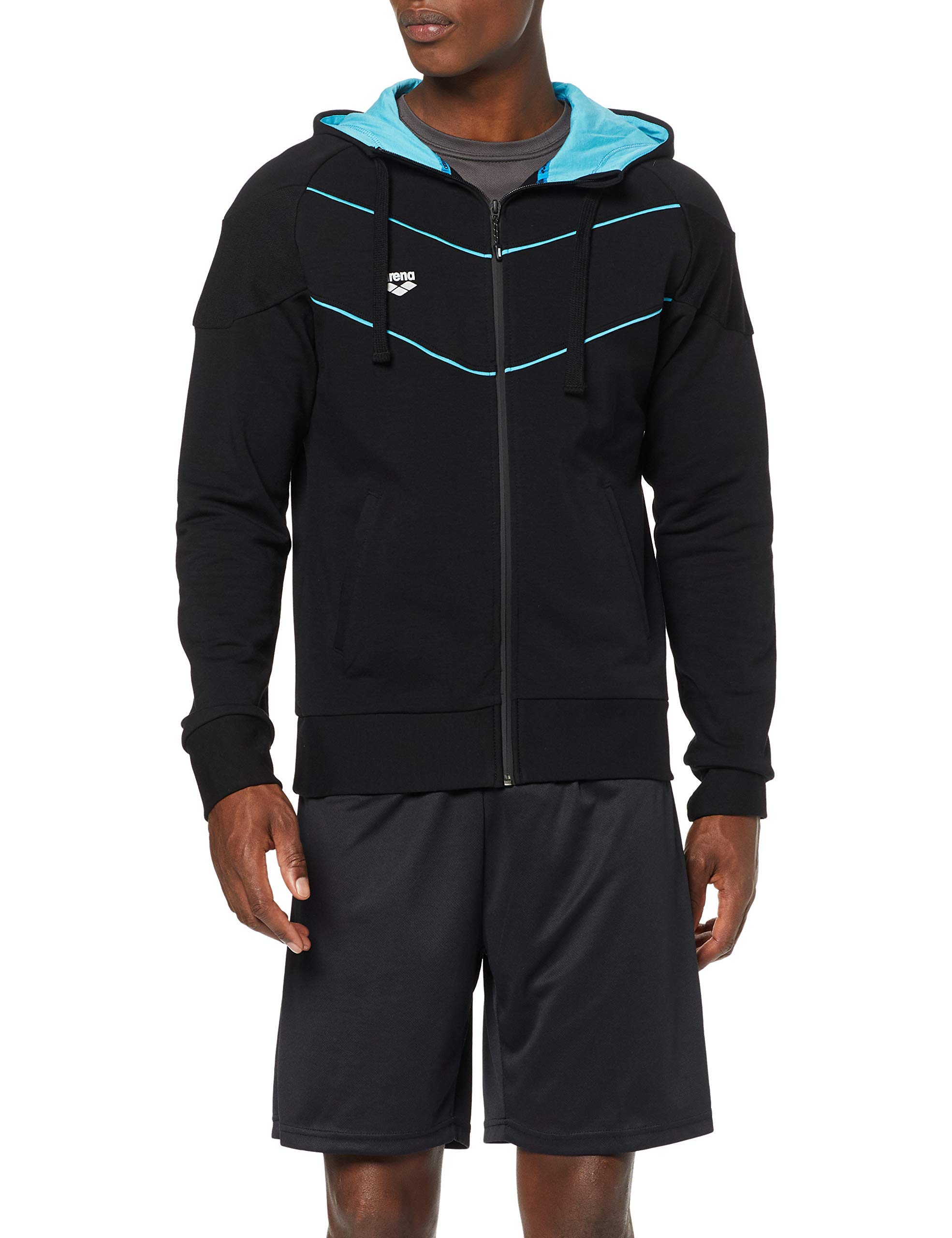 arena-m-gym-hooded-f-z-jacket-giacca-con-cappuccio-uomo image 1