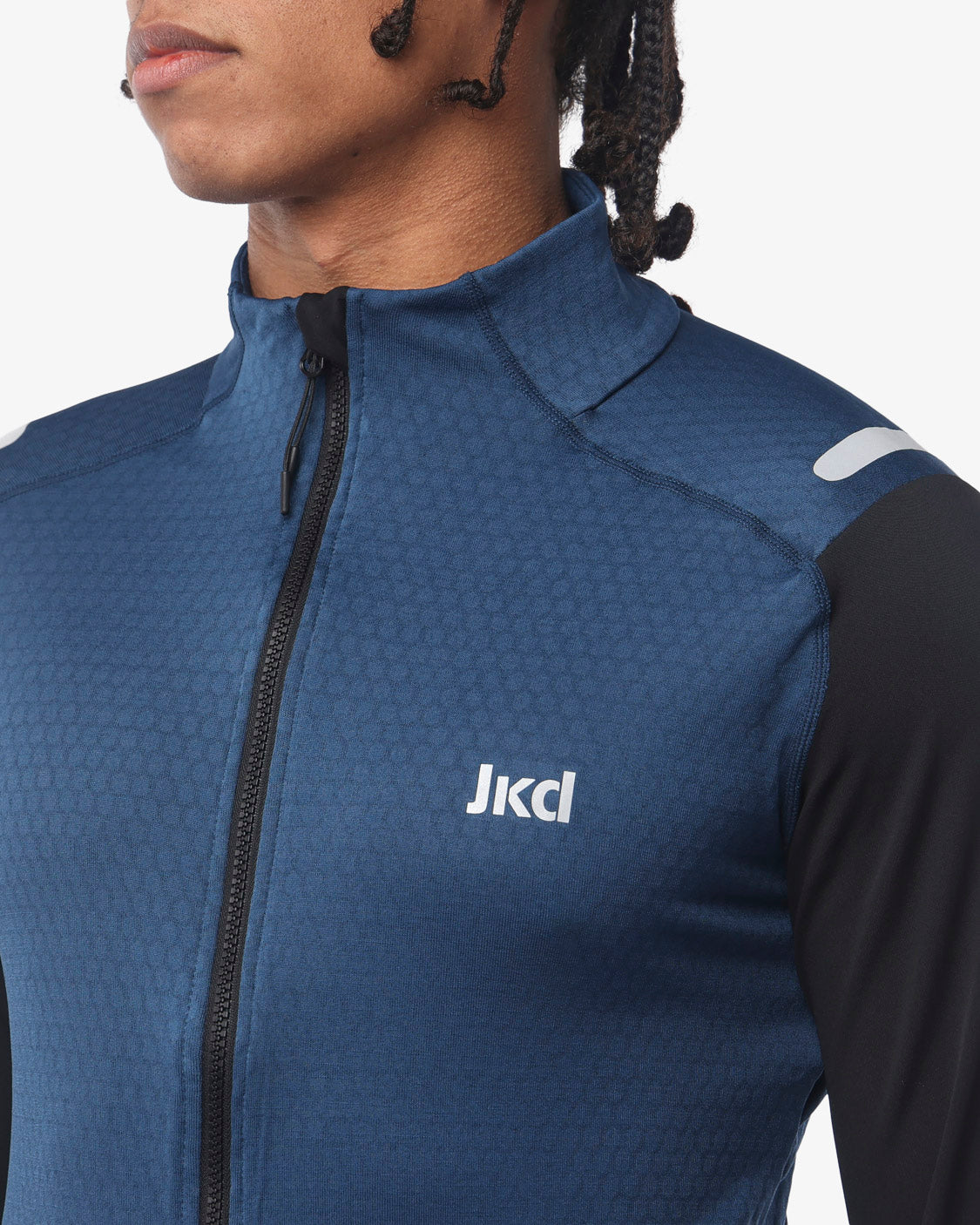 jaked-felpa-full-zip-klik-evo-uomo-in-tessuto-tecnico-antipiega image 4
