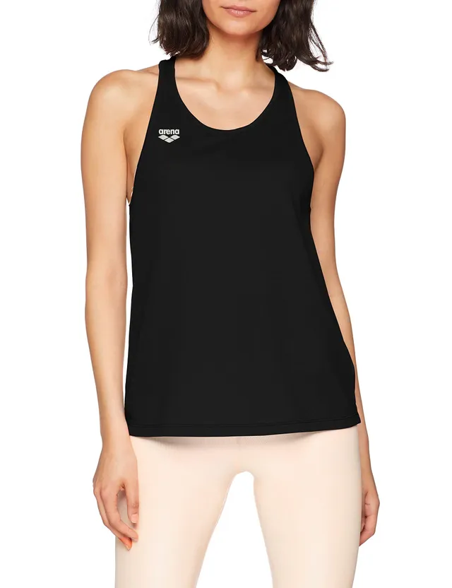 arena-w-gym-tank-solid-934-top-donna-canotta-da-palestra-in-nero-taglia-xs image 1