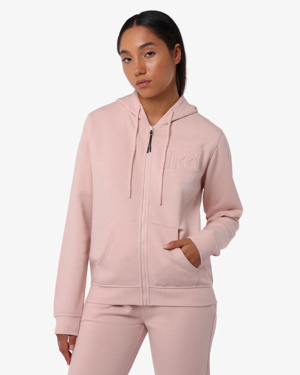 jaked-felpa-steady-fw-full-zip-con-cappuccio-donna-felpa-sportiva-tecnica image 1