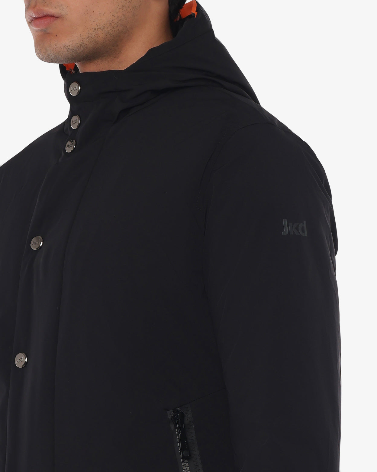 jaked-giacca-polar-uomo-caban-imbottito-3-strati-con-cappuccio-ampio-e-tasche-la image 8