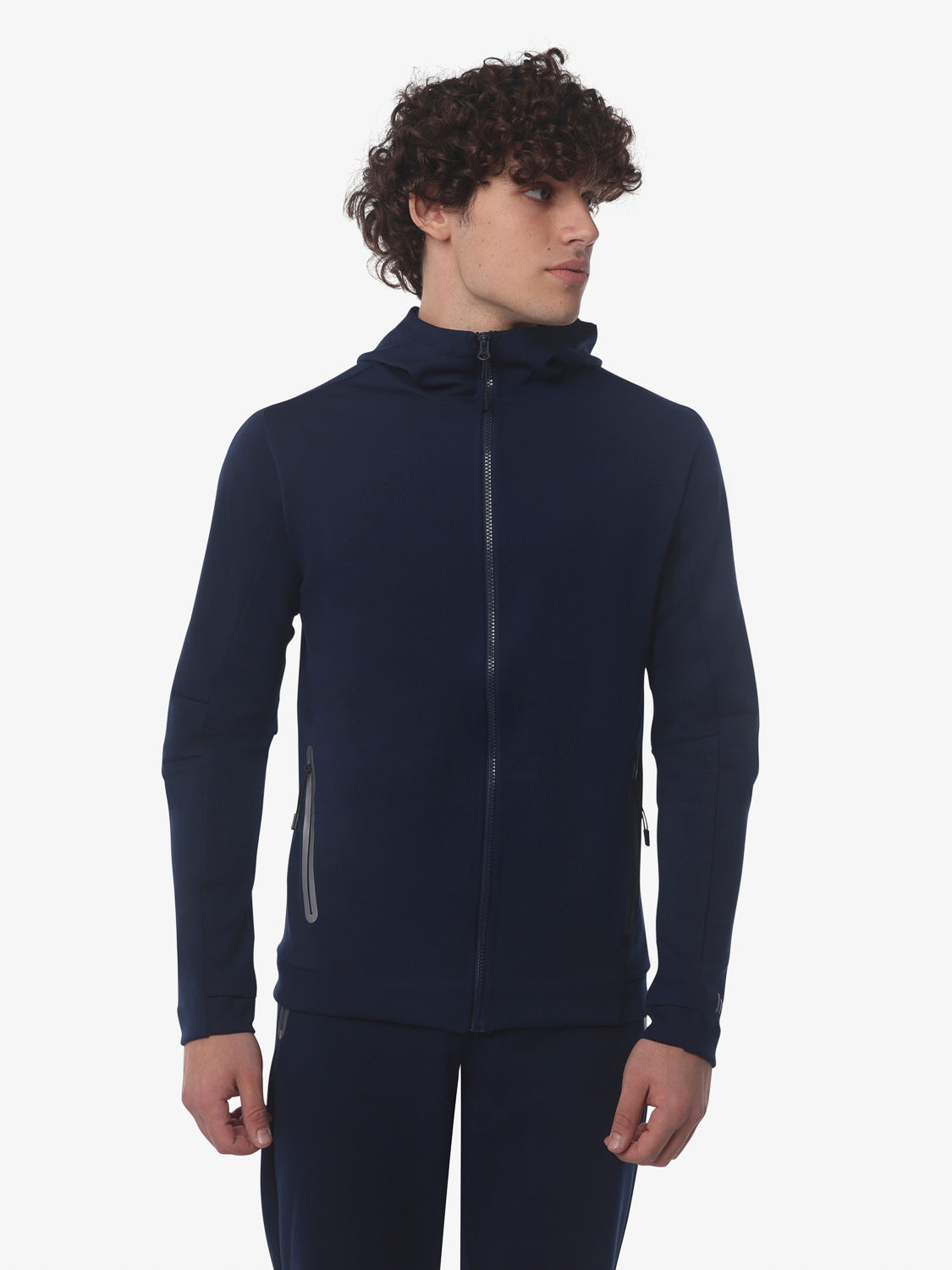 jaked-felpa-new-york-con-cappuccio-felpa-tecnica-unisex-per-fitness-running-e-pa image 1