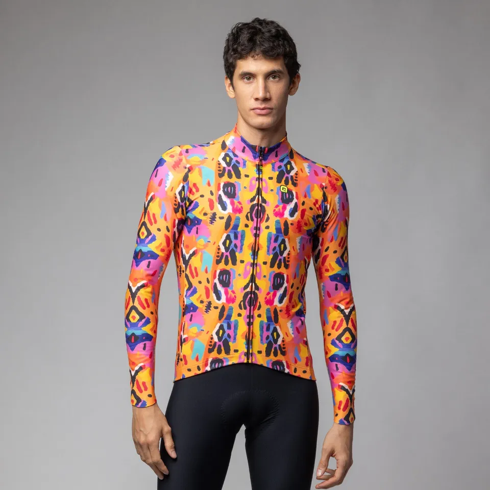 al-cycling-maglia-manica-lunga-tribal-uomo-maglia-ciclismo-invernale-micro-soft image 1