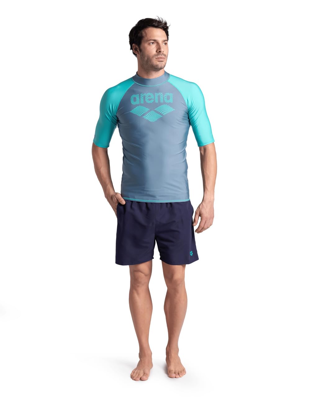 arena-men-s-rash-vest-s-s-graphic-maglia-rash-guard-uomo-a-maniche-corte image 4