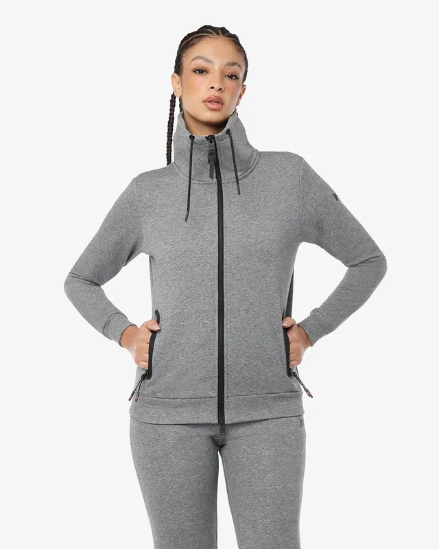 felpa-creed-jaked-felpa-con-zip-e-collo-alto-donna image 1