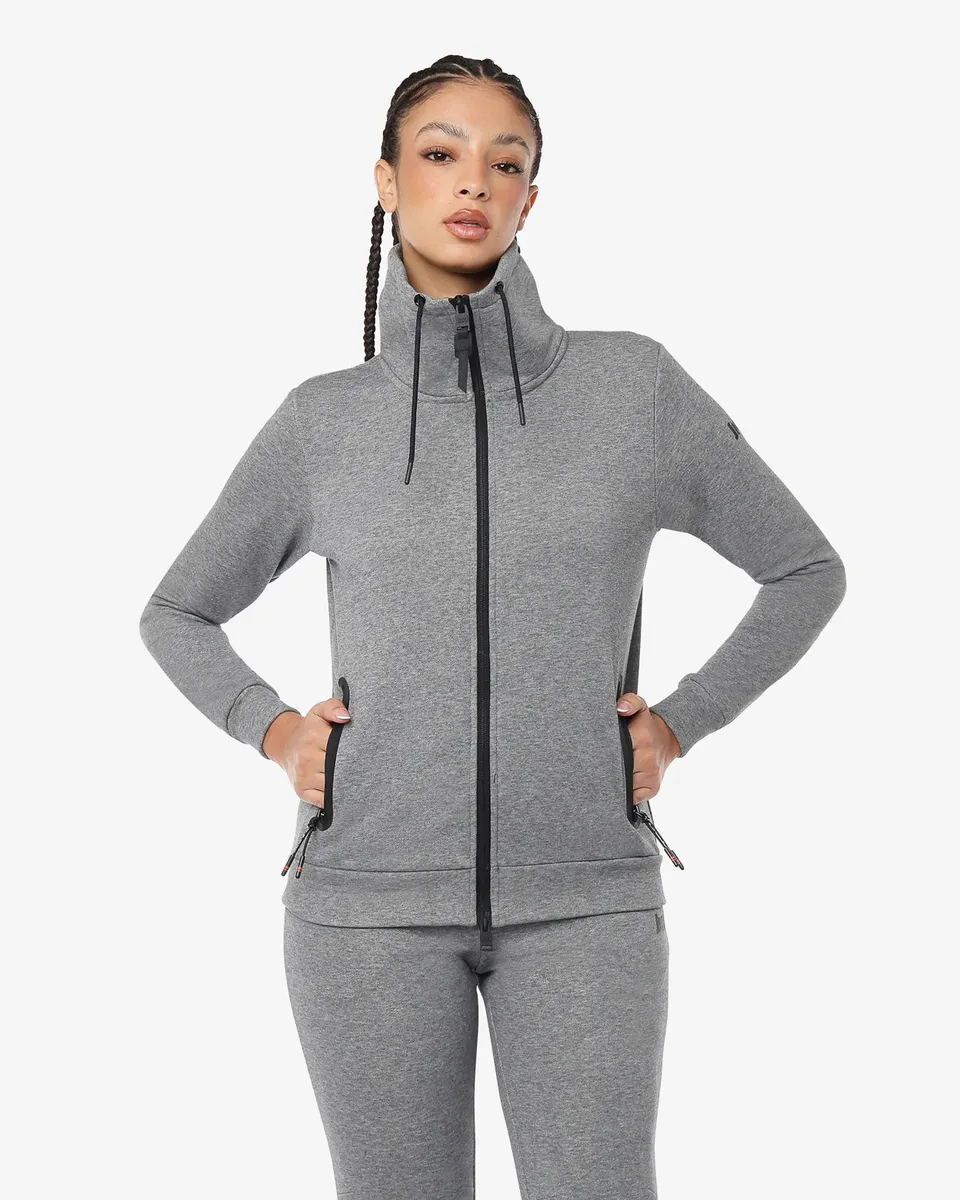 felpa-creed-jaked-felpa-con-zip-e-collo-alto-donna image 1