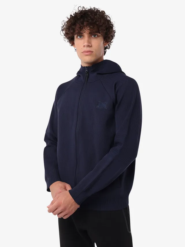 jaked-felpa-cosy-uomo-con-cappuccio-e-zip image 1