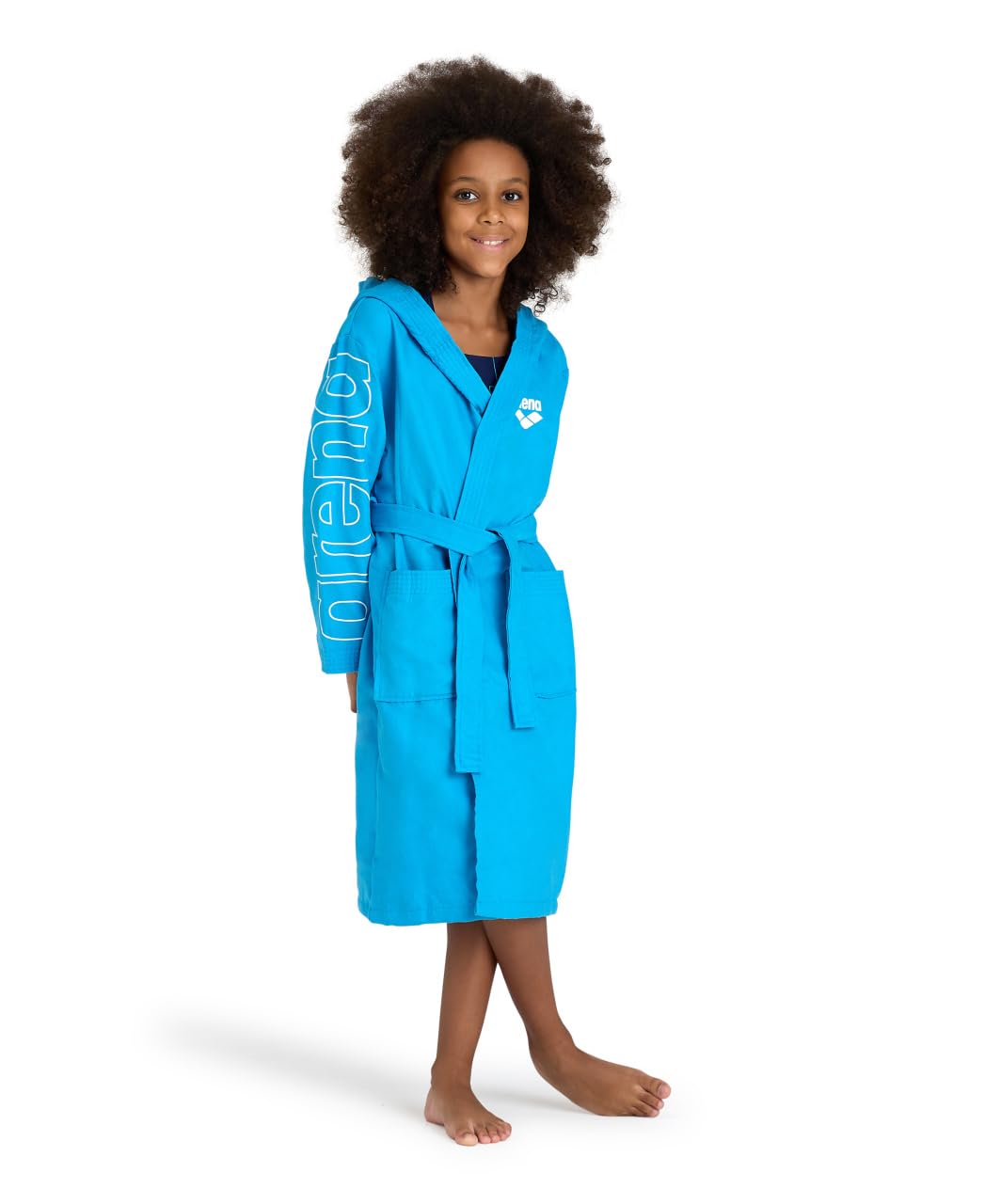 arena-zeal-plus-jr-accappatoio-unisex-per-bambini-e-ragazzi-ideale-per-piscina-e image 3