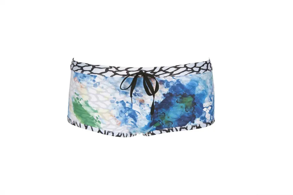 arena-m-upside-down-low-waist-bermuda-nuoto-uomo-bianco-multicolore image 1