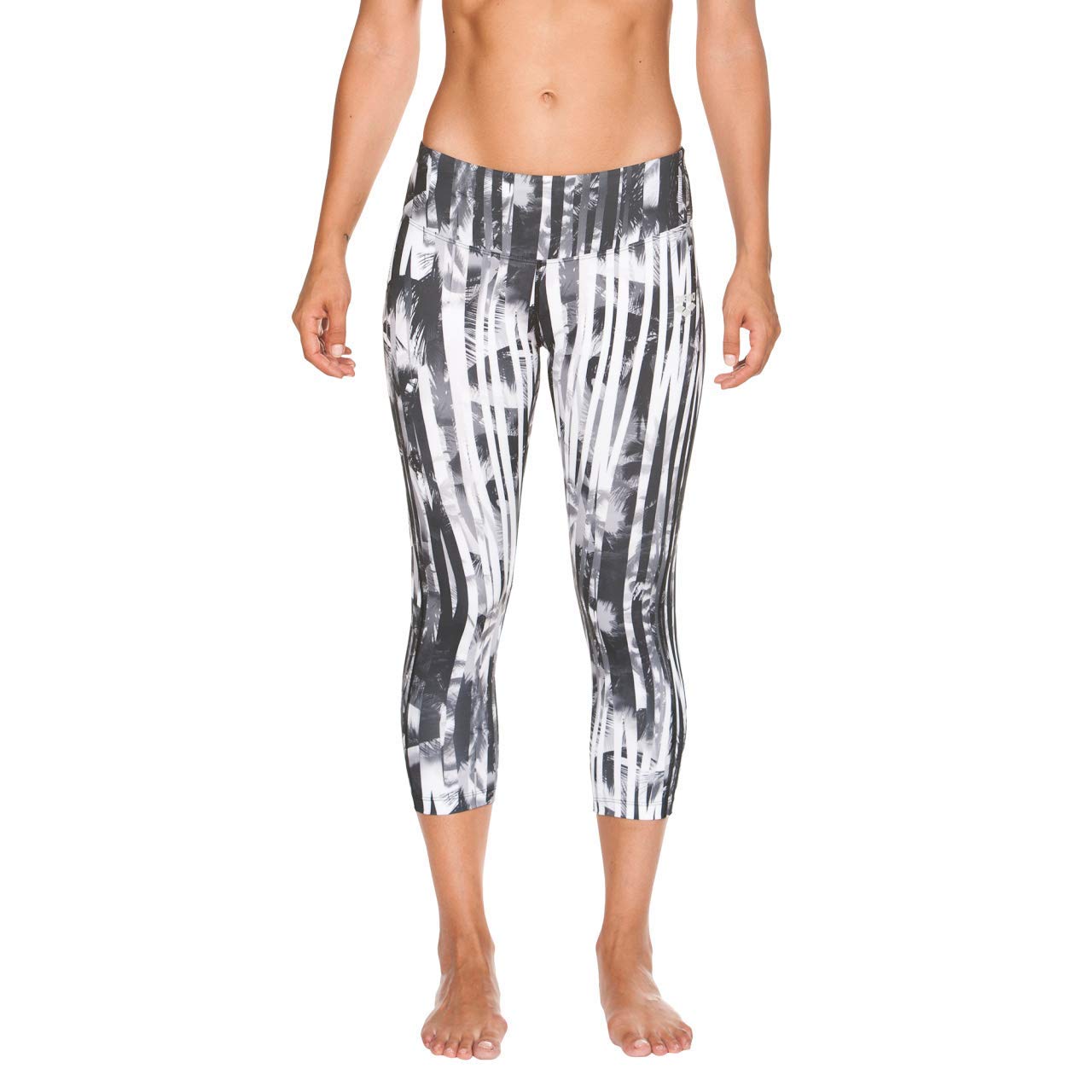 arena-w-gym-leggings-3-4-leggings-sportivi-da-donna-multicolore-riviera-nero-tag image 1