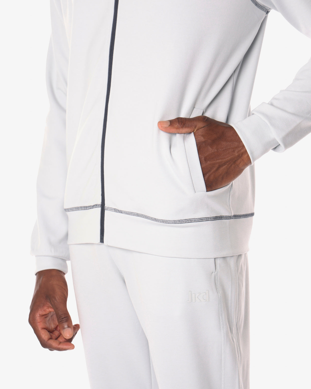 jaked-felpa-reset-felpa-con-zip-e-colletto-uomo image 4