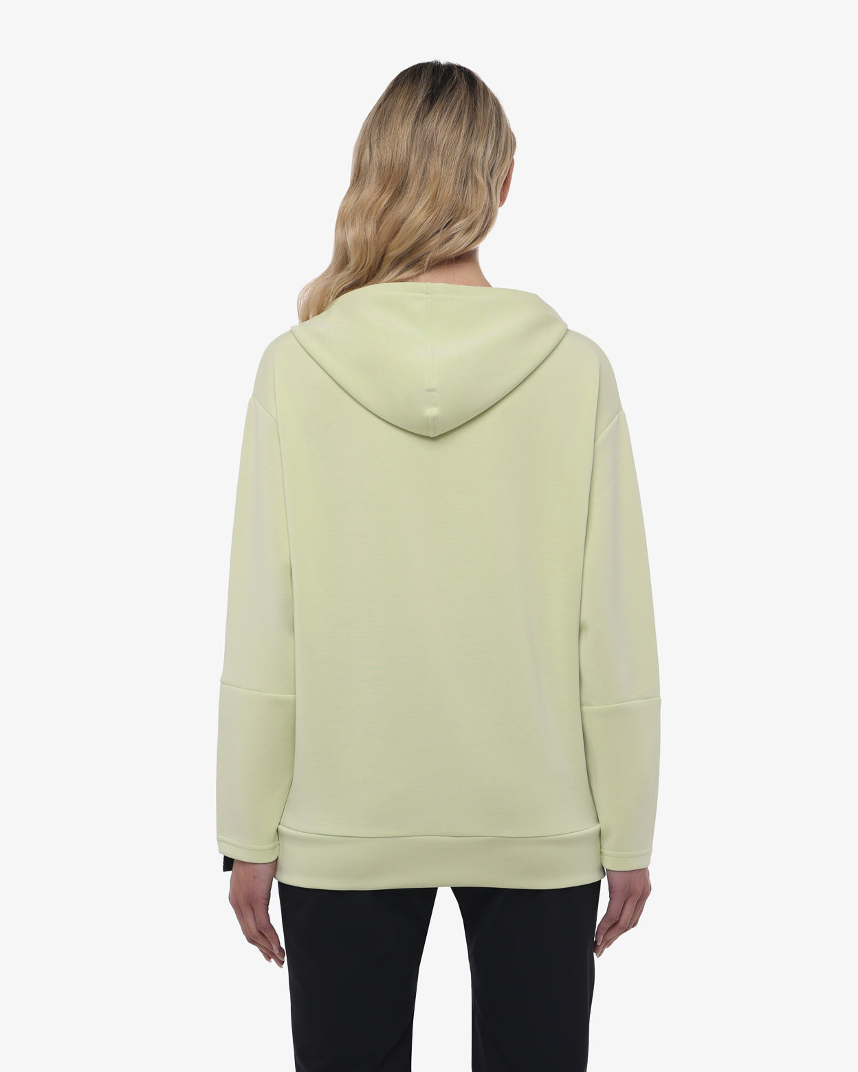 jaked-jomei-felpa-donna-con-cappuccio-e-zip-integrale-tessuto-tecnico-antipiega image 2