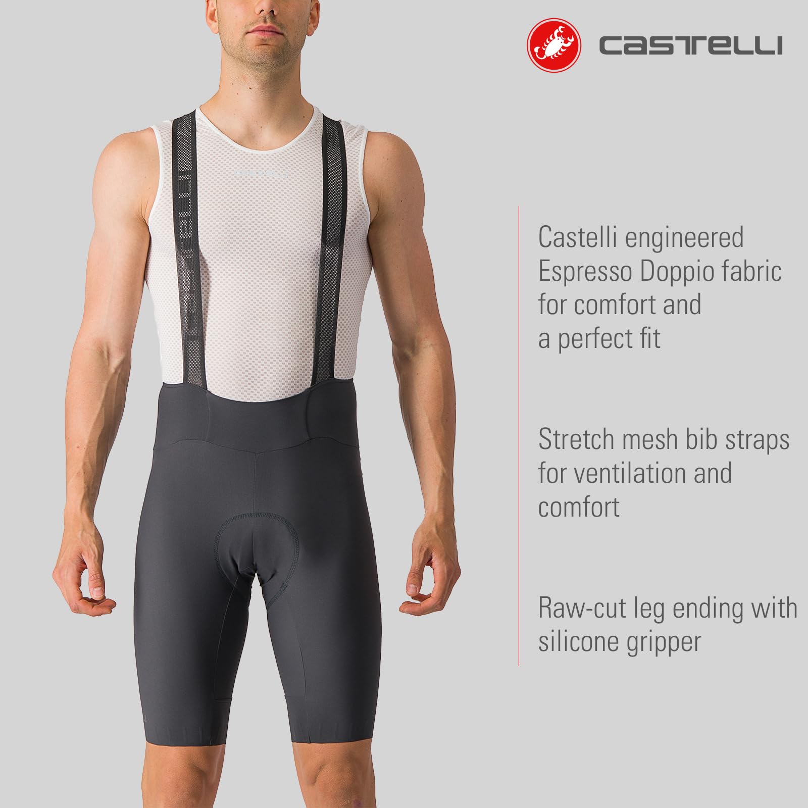 castelli-espresso-bib-shorts-pantaloncino-con-bretelle-da-ciclismo-uomo image 4