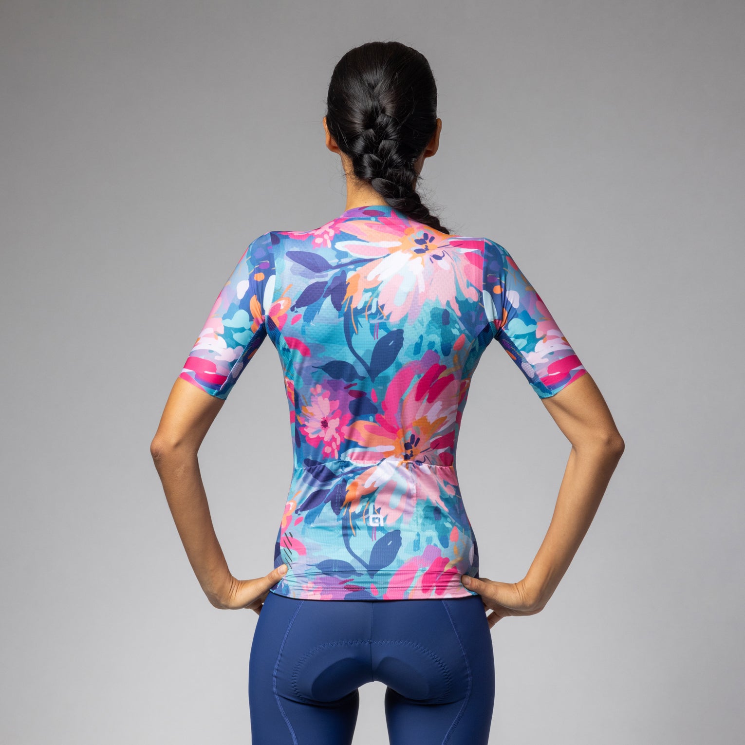 al-cycling-maglia-manica-corta-donna-jardin image 8