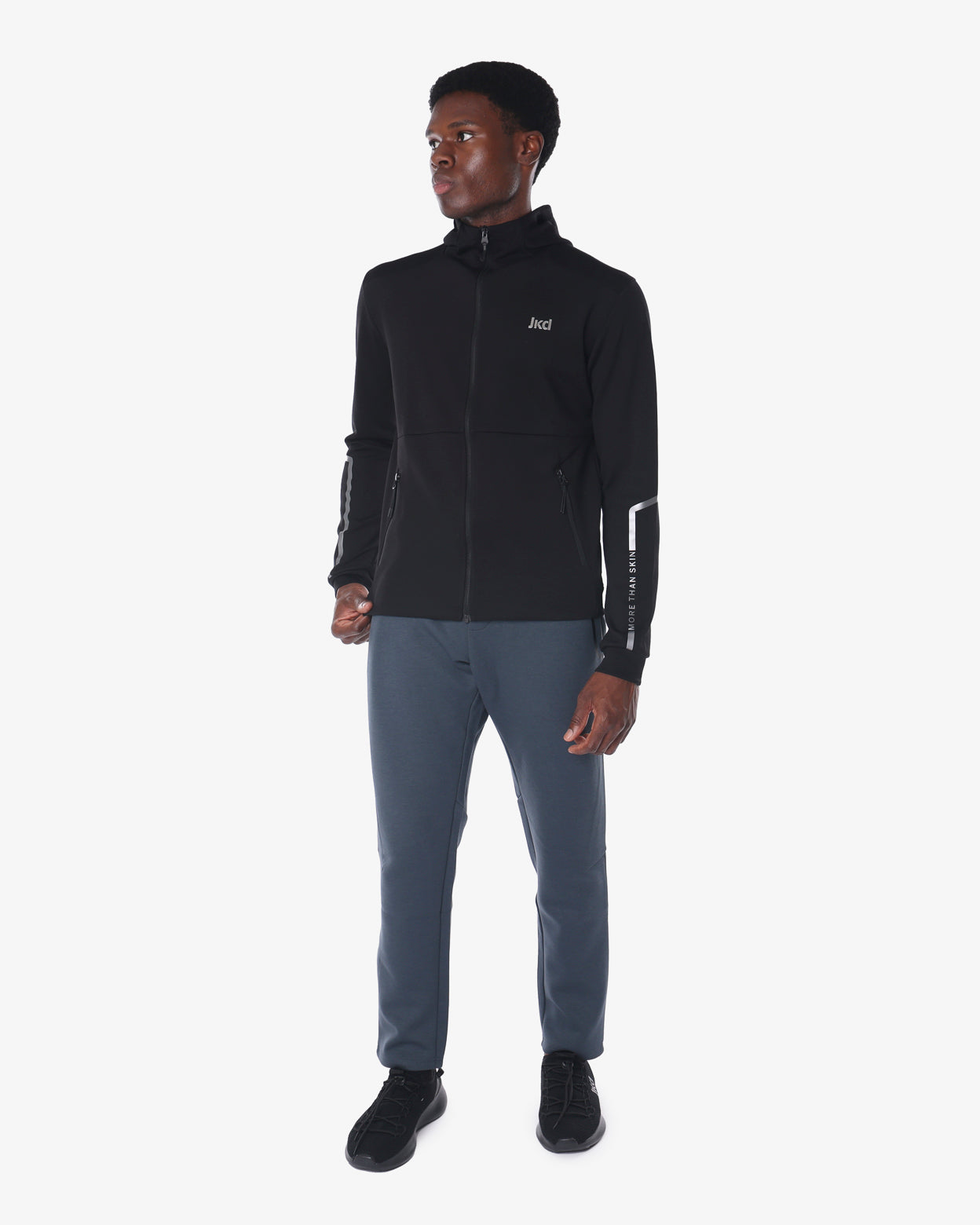 jaked-pantalone-felpa-sportswear-match-pantaloni-uomo-in-tessuto-effetto-neopren image 6