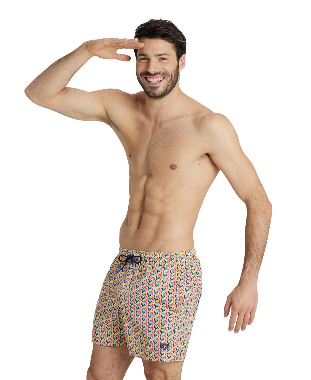arena-allover-costume-uomo-mare-e-piscina-boxer-in-tessuto-riciclato image 8