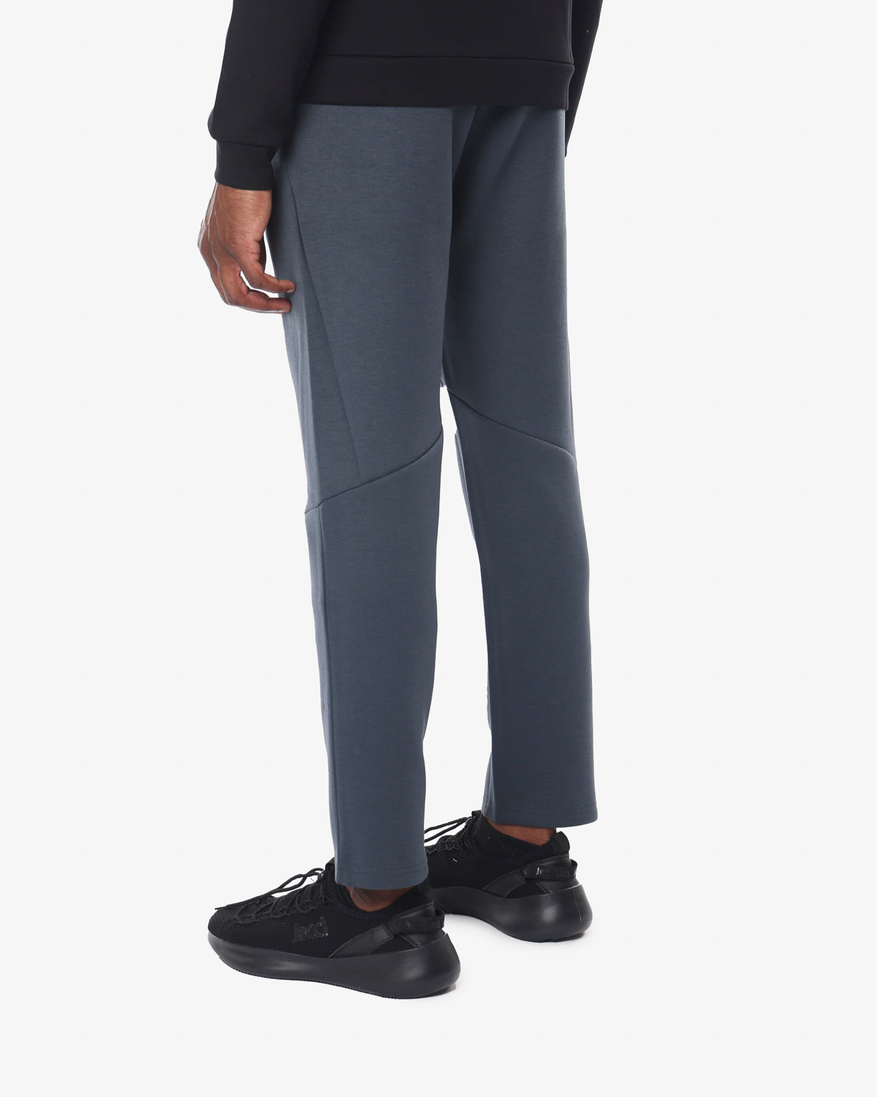 jaked-pantalone-felpa-sportswear-match-pantaloni-uomo-in-tessuto-effetto-neopren image 3