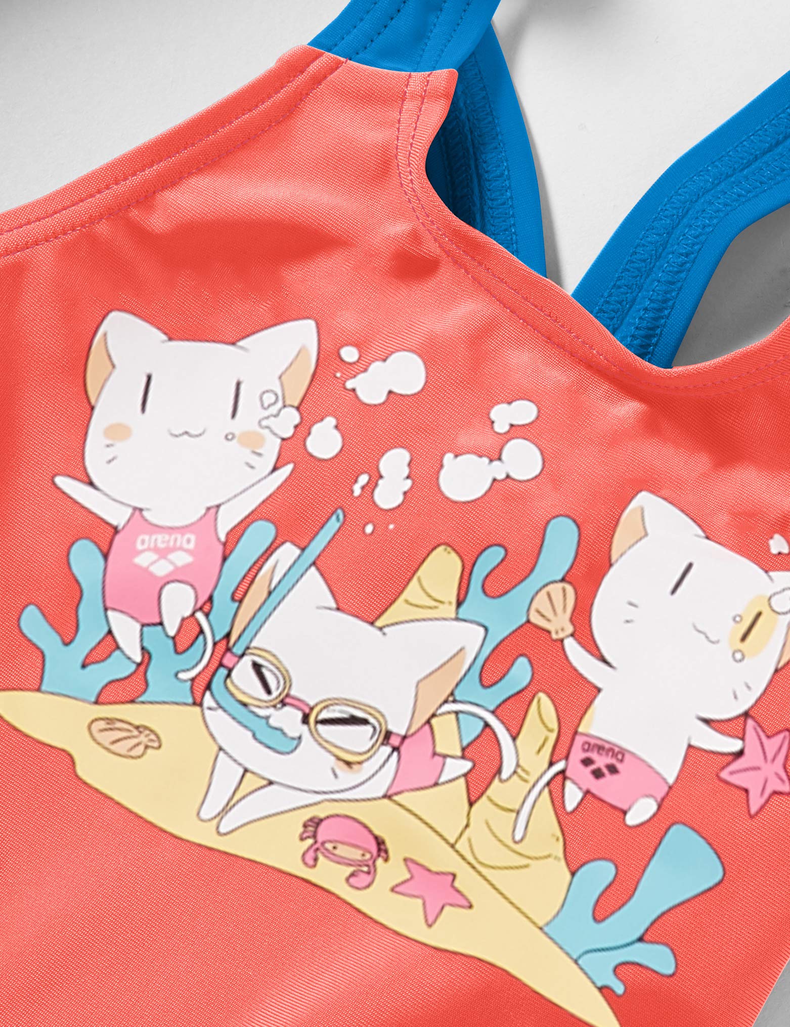 arena-friends-kids-girl-one-piece-costume-intero-bambina-e-ragazza-resistente-al image 2