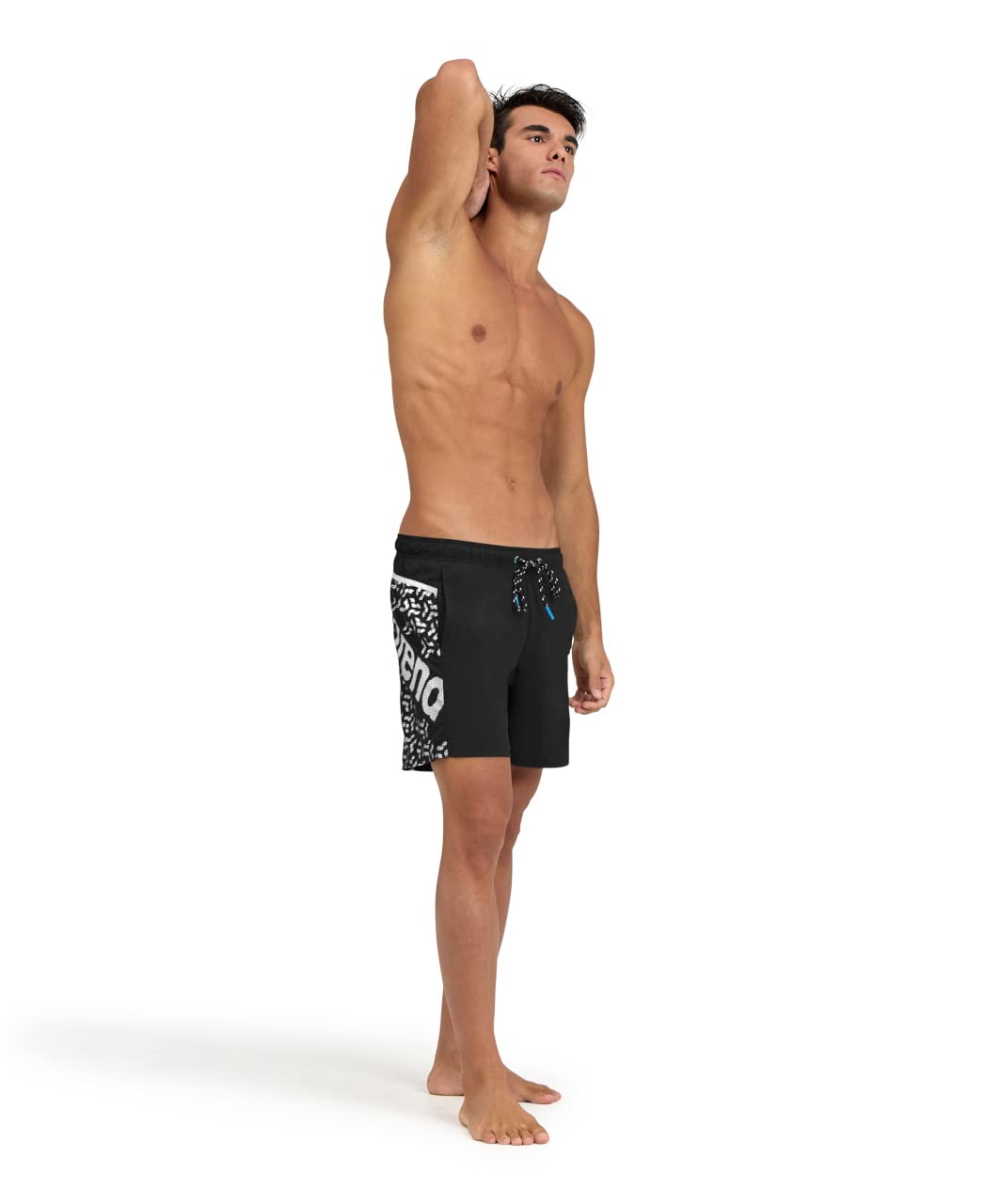 arena-men-s-arena-pro-file-beach-boxer-logo-costume-da-bagno-boxer-uomo-con-logo image 3