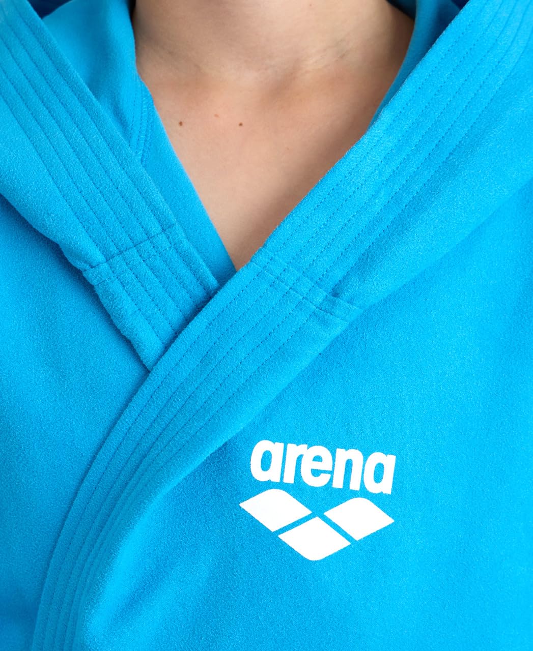 arena-zeal-plus-jr-accappatoio-unisex-per-bambini-e-ragazzi-ideale-per-piscina-e image 2