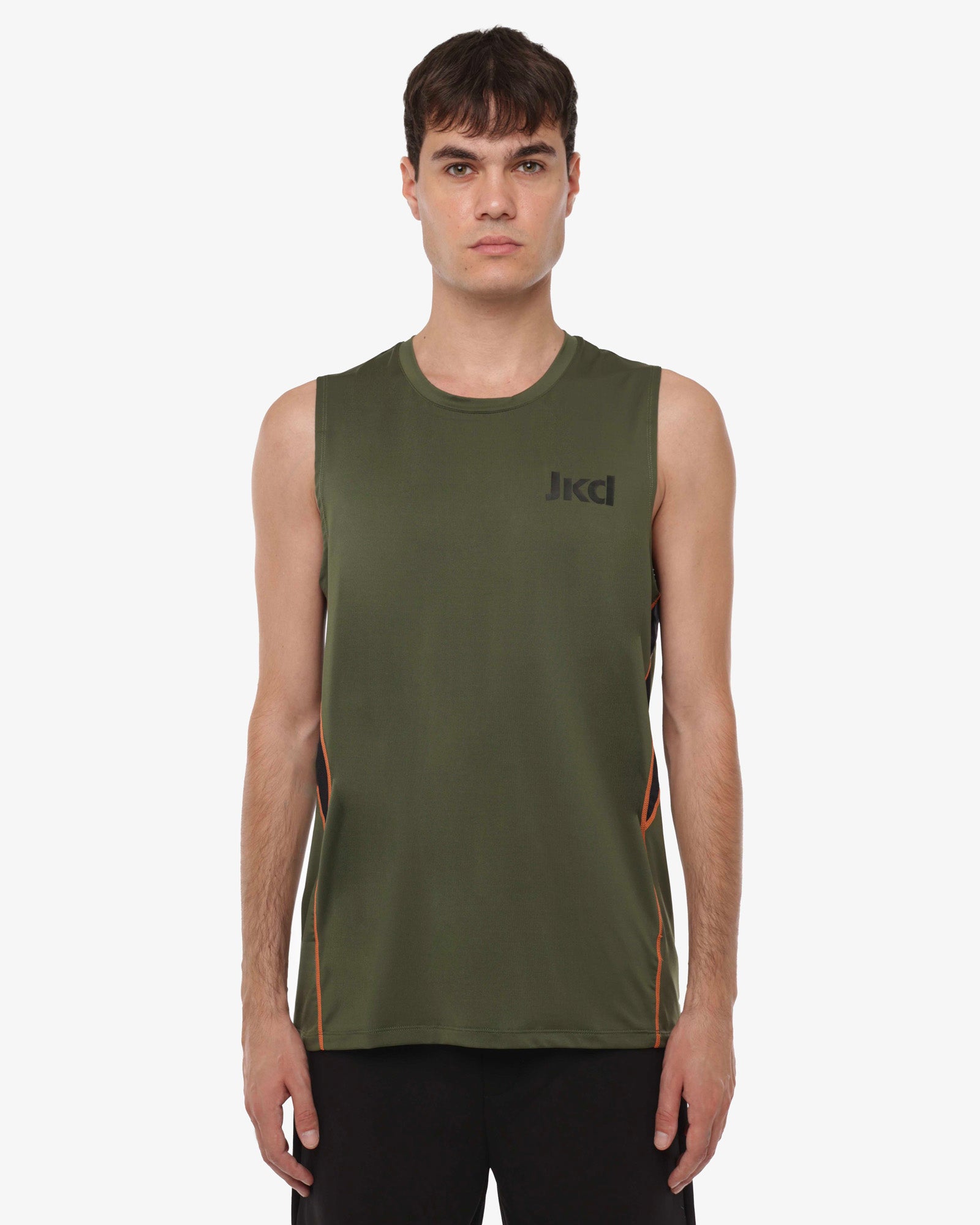 canotta-activewear-numb3rs-jaked-t-shirt-senza-maniche-con-inserti-in-microrete image 1