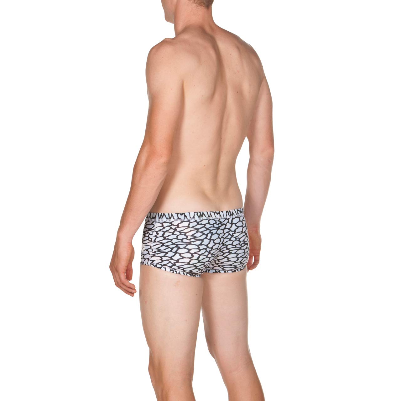 arena-m-upside-down-low-waist-bermuda-nuoto-uomo-bianco-multicolore image 2