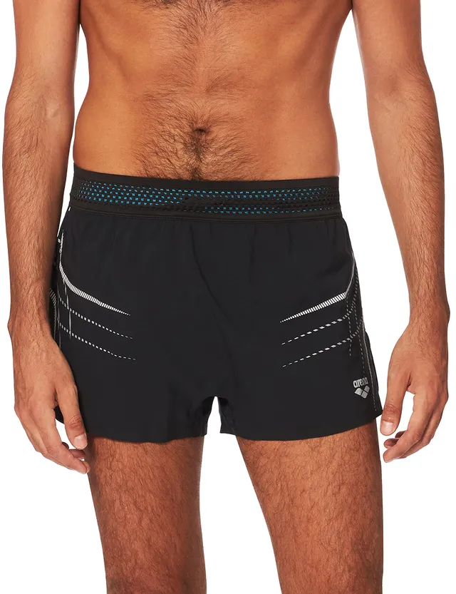 arena-a-one-pantaloncino-con-spacchetto-laterale-da-uomo-nero-black-l image 1