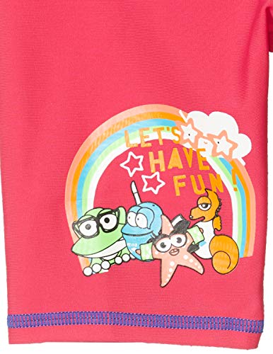 arena-awt-uv-costume-da-bagno-bambina-a-pantaloncino-freak-rose-neon-blue image 6