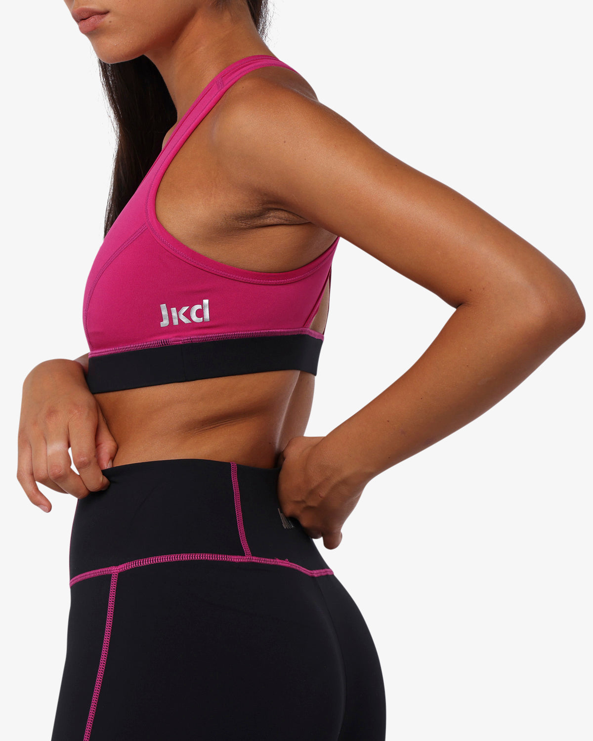 top-jaked-activewear-flowered-evo-donna-spallina-stretta-design-incrociato-sulla image 7