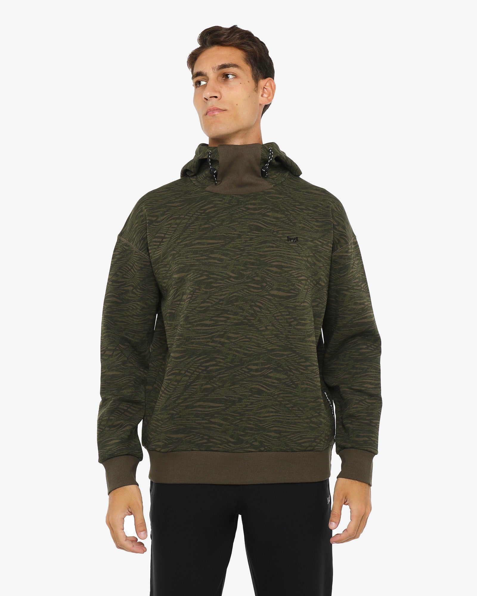 felpa-jaked-ice-cot-unisex-oversize-in-cotone-con-cappuccio-stampa-allover image 2