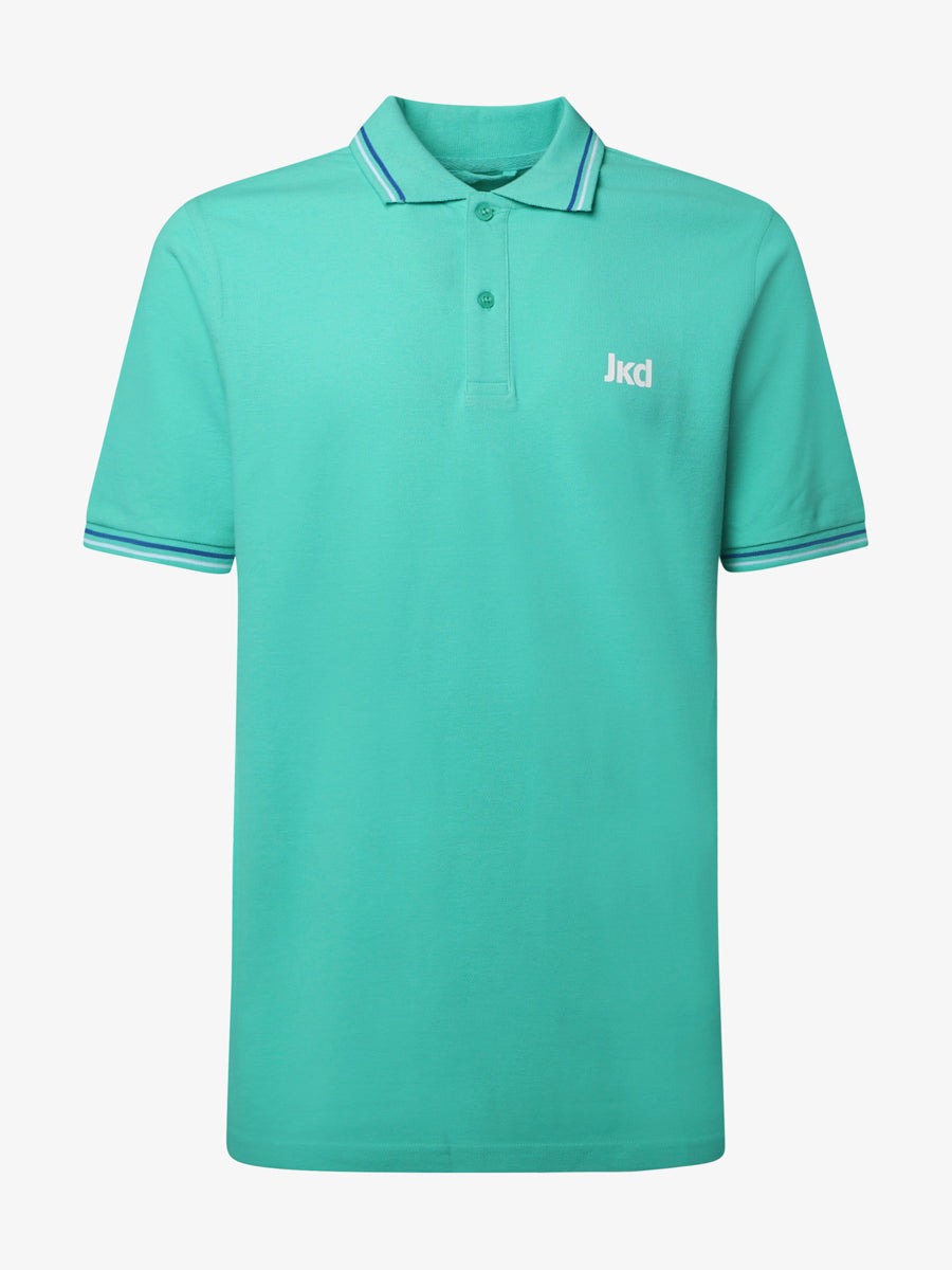 polo-uomo-jaked-logo-20-in-piquet-di-cotone-con-bottoni-vestibilit-regular image 1