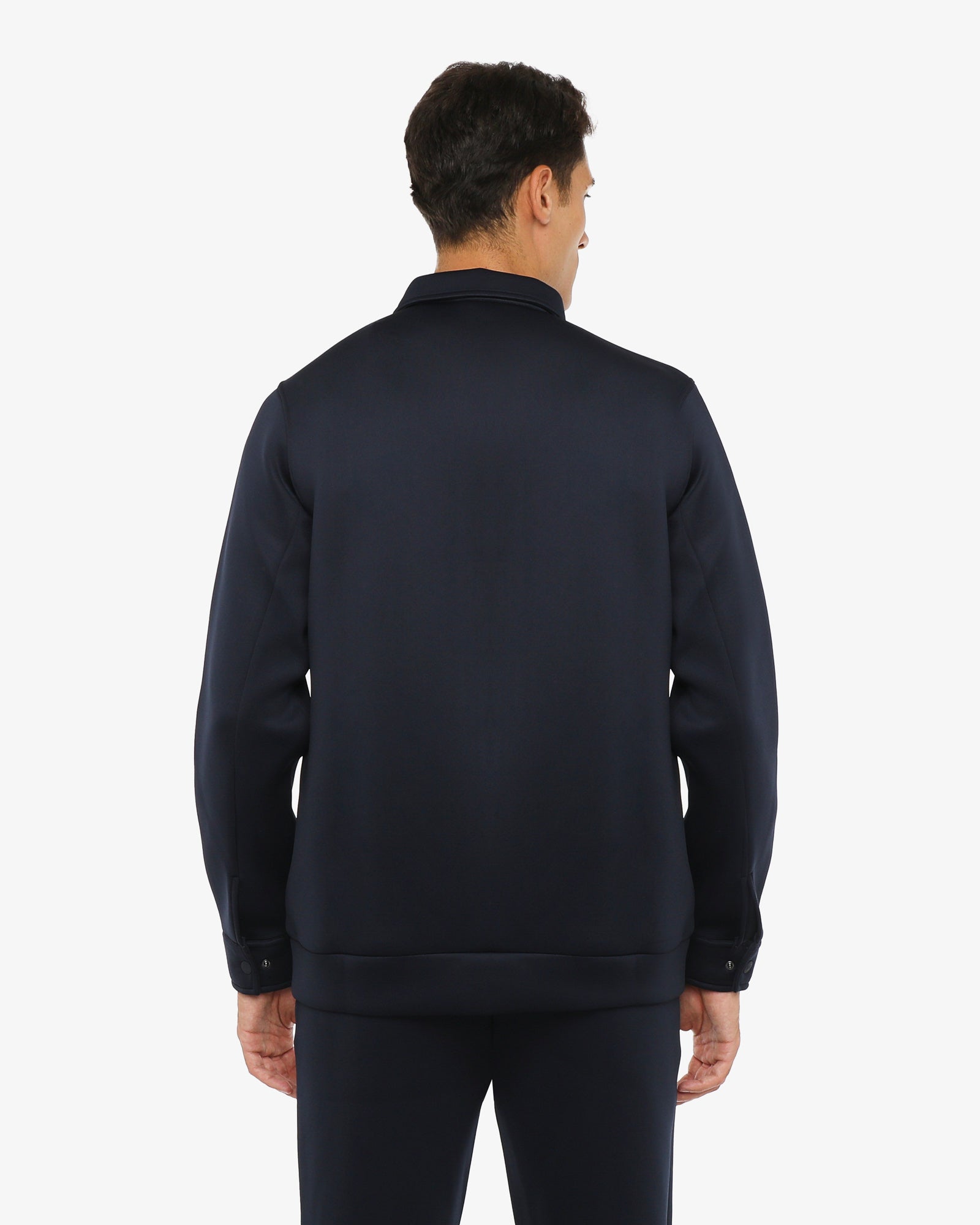 jaked-felpa-camicia-manta-ray-shacket-in-tessuto-scuba-con-zip image 3