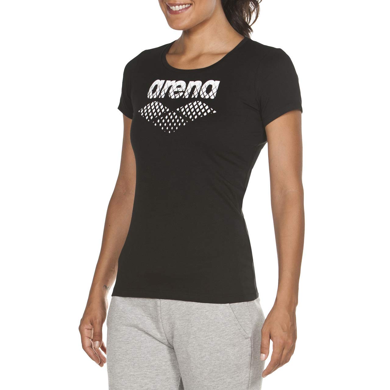 arena-w-essential-big-logo-t-shirt-donna image 2