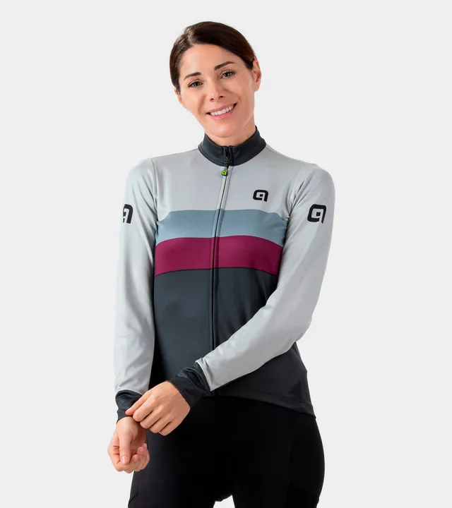 al-cycling-chaos-maglia-manica-lunga-donna-lana-merino-e-poliestere-per-gravel image 1