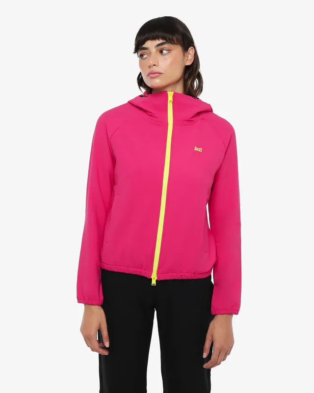 felpa-jaked-sailor-tech-con-cappuccio-e-zip-intera-donna-tessuto-tecnico-antipie image 1