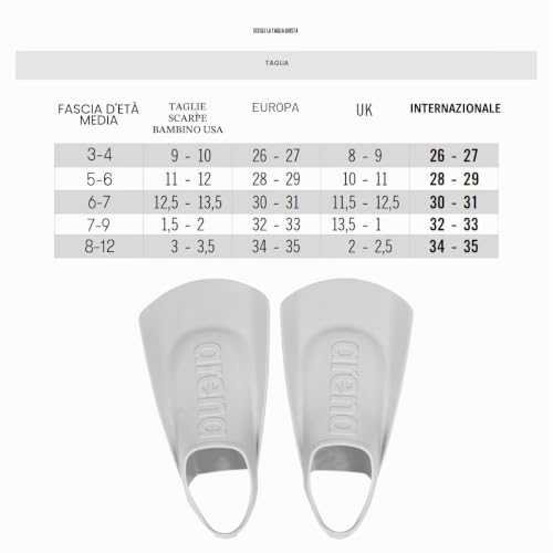 arena-kids-junior-swim-fin-pinne-da-nuoto-per-bambini image 8