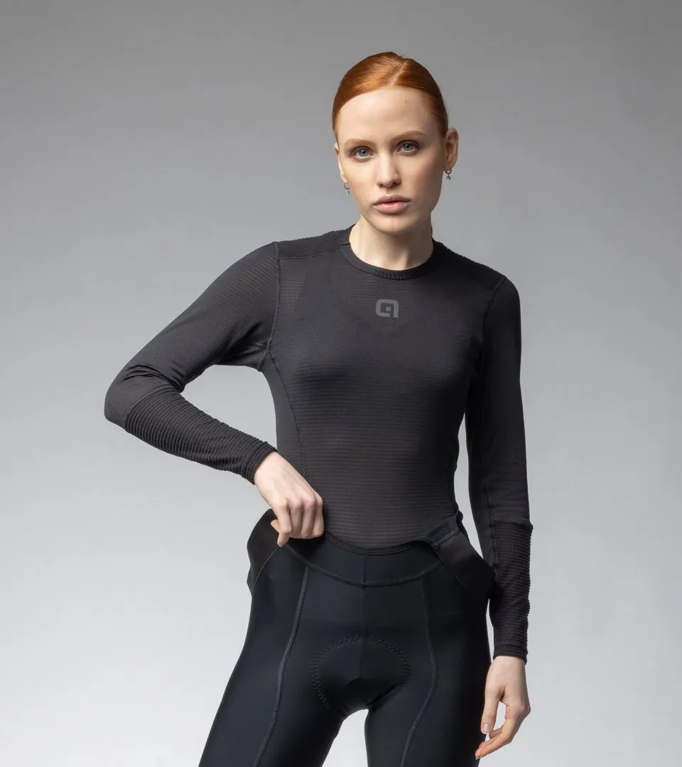 al-cycling-grid-sottomaglia-manica-lunga-donna-intimo-tecnico-invernale-in-polar image 1
