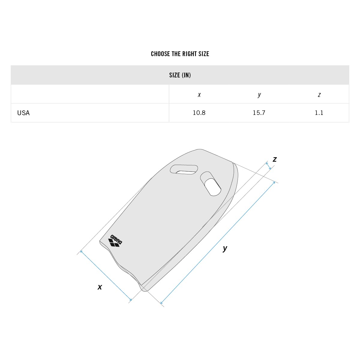 arena-kickboard-galleggiante-da-allenamento-unisex-adulto-etilene-vinil-acetato--2 image 3