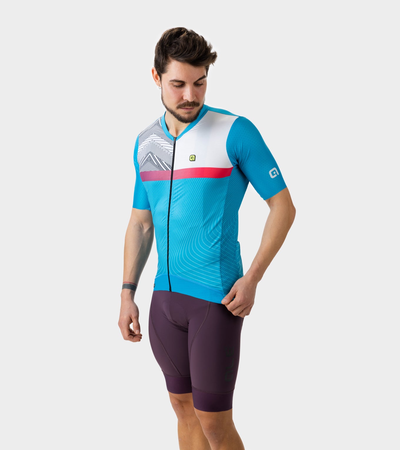 maglia-manica-corta-uomo-al-cycling-zig-zag-top-di-gamma-aerodinamico image 3