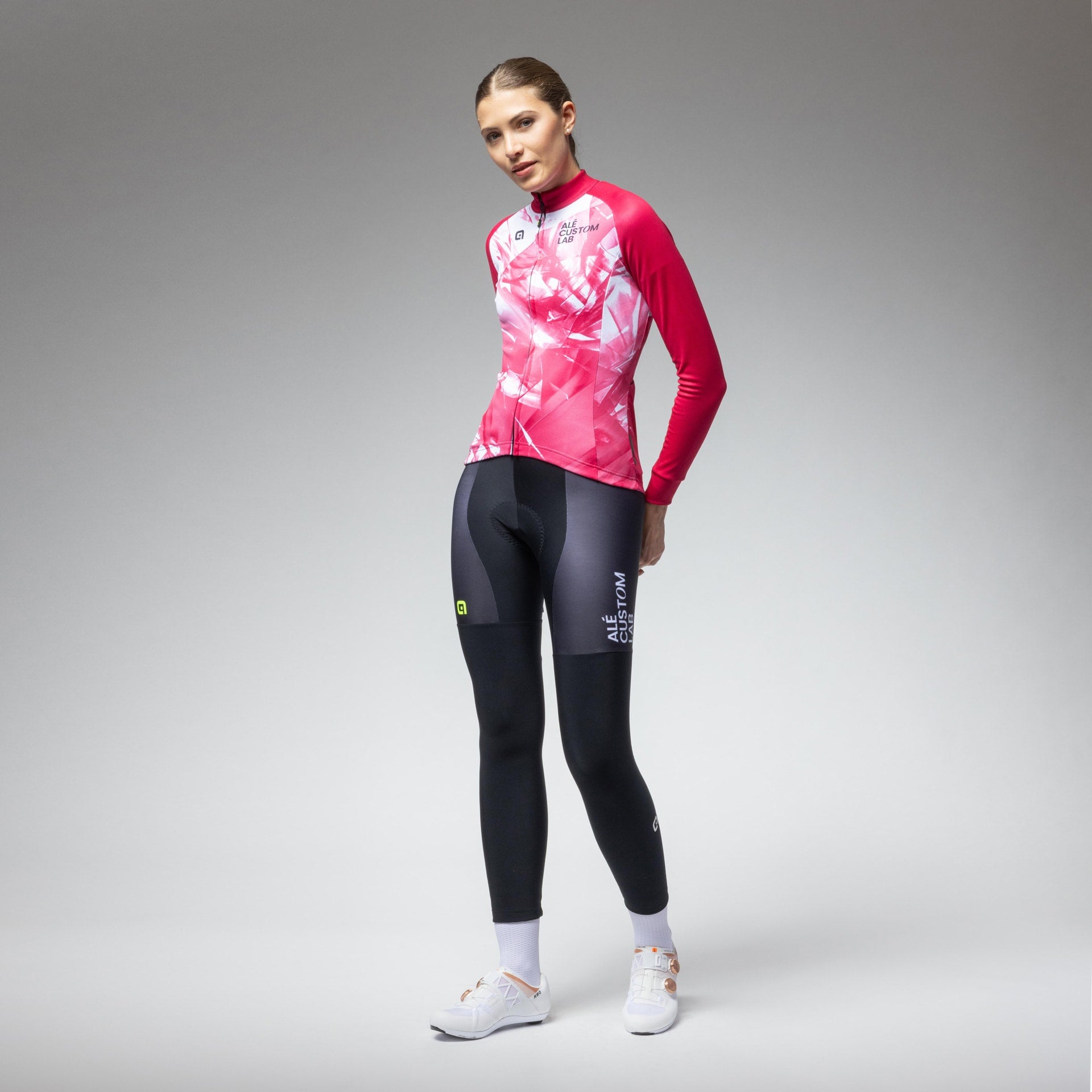 al-cycling-maglia-manica-lunga-donna-thermal-piquet-200-jersey-ciclismo-invernal image 2